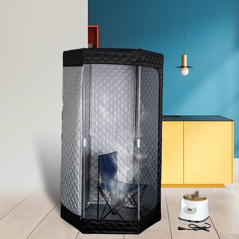 Detox Therapy Full Size 1 Person Full Body Weight Loss Steam Sauna Tent 1500W