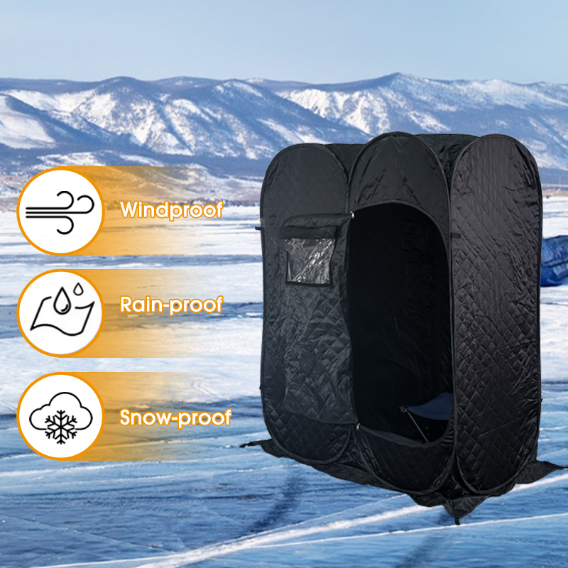 Dry Steam Sauna Room Outdoor Fishing Portable Body Relaxation Sauna Room Tent Outdoor Dry Steam Body Relaxation Sauna Room