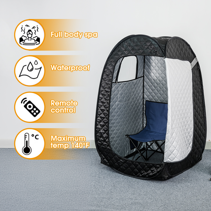 Wet Steam Personal Folding Home Portable Steam Sauna Tent Portable 3L Steam Wet Sauna Room SPA Whole Body Sauna Tent
