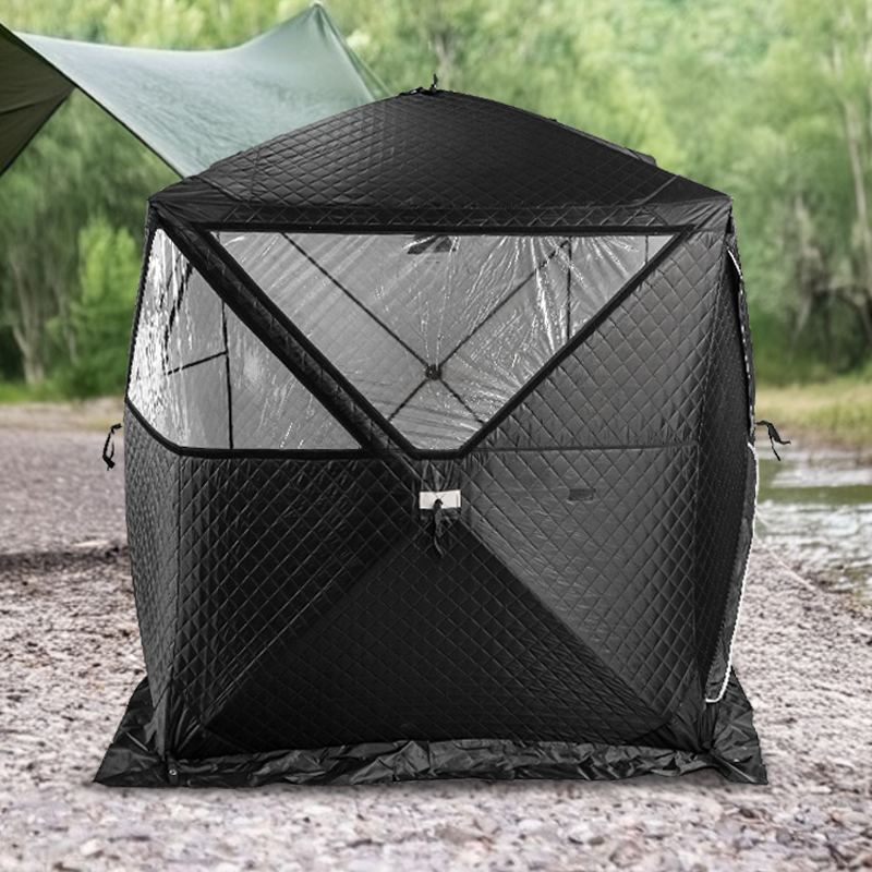 Outdoor Sauna Tent Portable Square Hiking Tent Camping Fishing Winter Mountain Climbing Outdoor Sauna Spa Sauna Tent Rooms