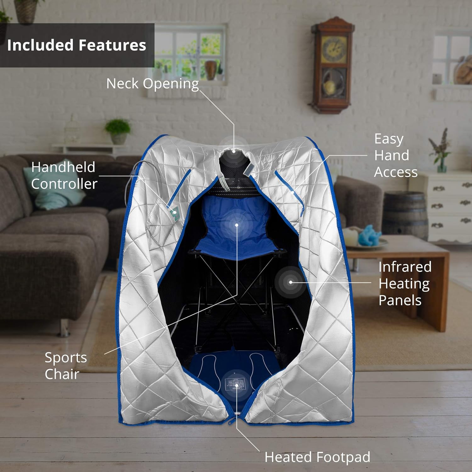 Infrared Sauna Portable Indoor Spa Sauna Tent Infrared Portable Red Light Therapy Tent