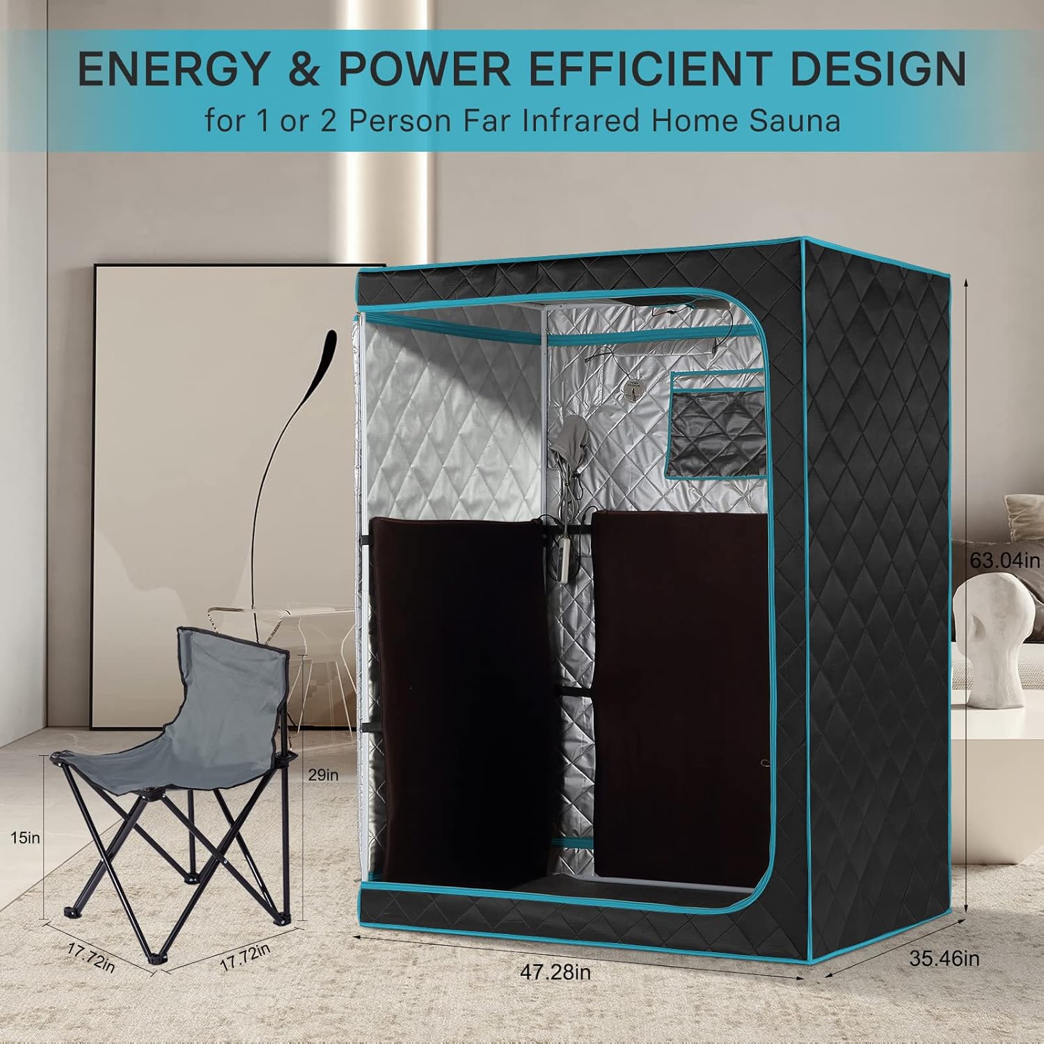 2 person Factory Direct Sales Buy Far Infrared Sauna Free Accessories Home Slimming Sauna