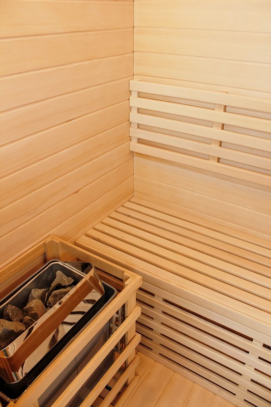 The most popular outdoor sauna cabin Modern style dry steam sauna room with canadian cedar wood