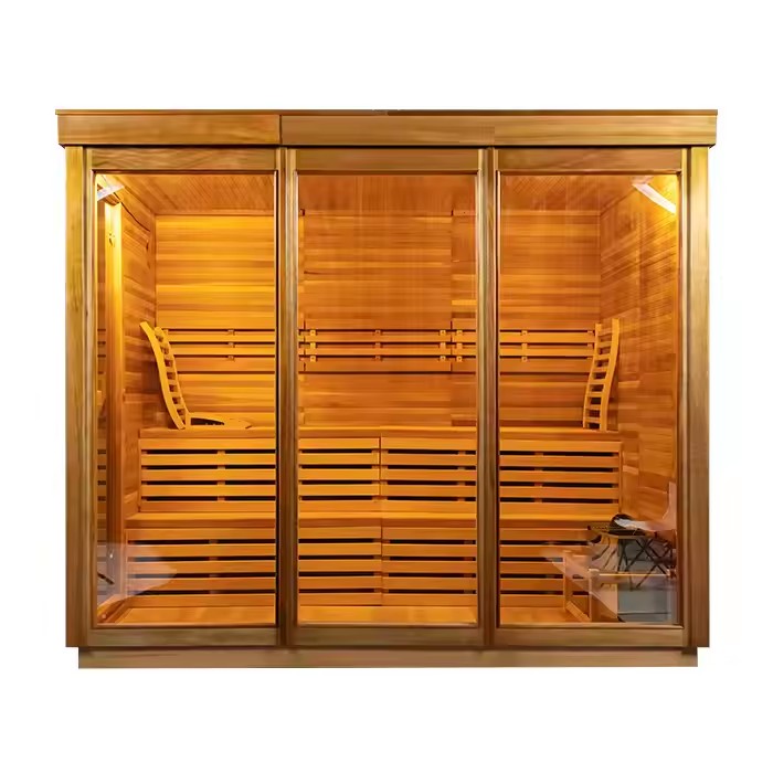 FSC SAA CE Indoor 6 person Sauna Infrared Sauna Solid Wood Sauna Rooms