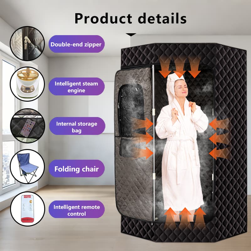 Octagon steam room Full Body Sauna Tent Large 4.2l Suite Portable outdoor large equipment Bathroom Home bathroom
