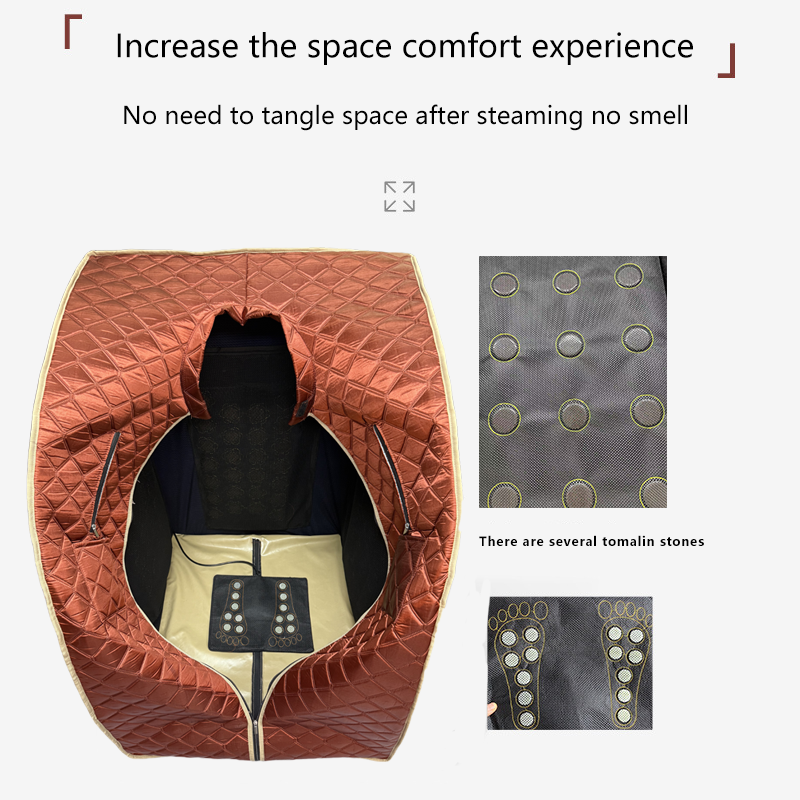 Royal Blue Alternate Image Alternate Image Alternate Image Alternate Image Alternate Image Alternate Image Alternate Image Alternate Image SteamSpa Portable 1-Person Home Sauna Infrared Heating with Digital Control, Heated Foot Pad and Foldable Chair