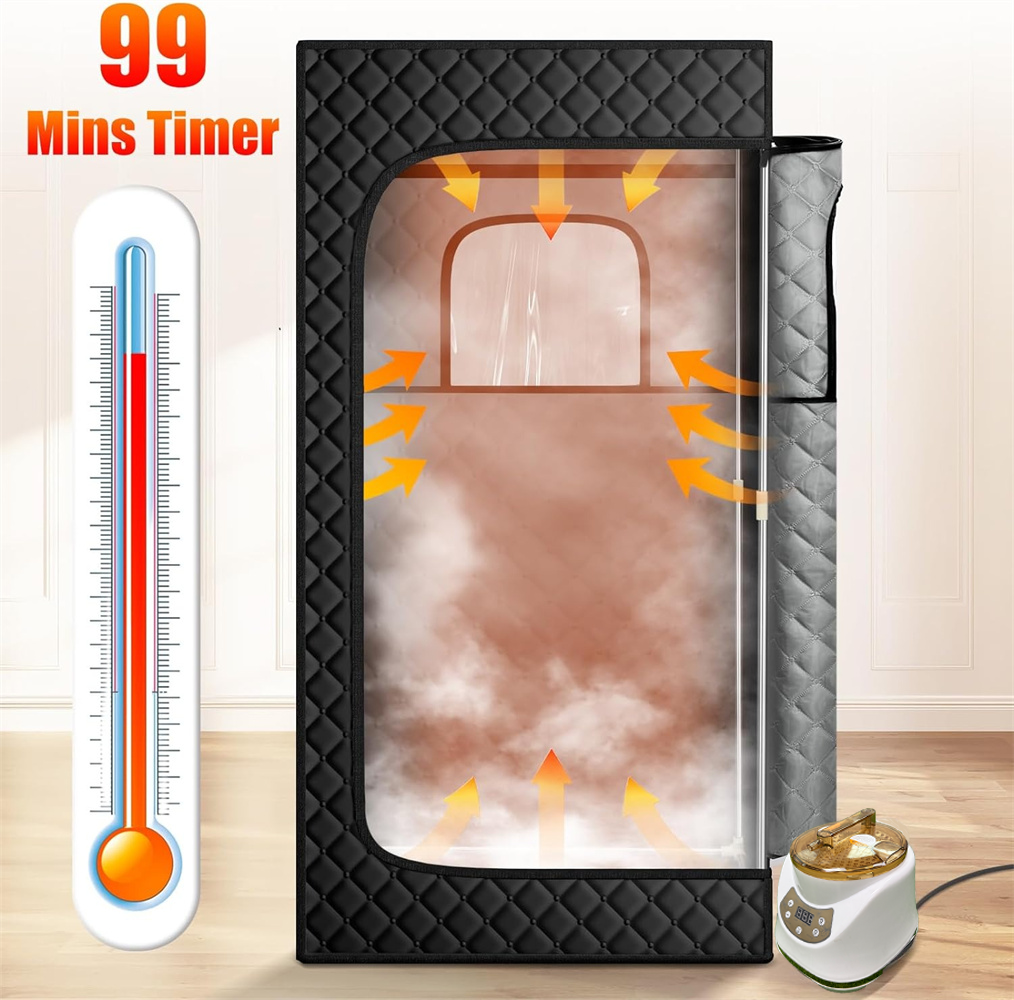 Foldable Portable Wet Spa Slimming Outdoor Steam Sauna Tent Home Sauna Tent One Person Steam Room Sauna