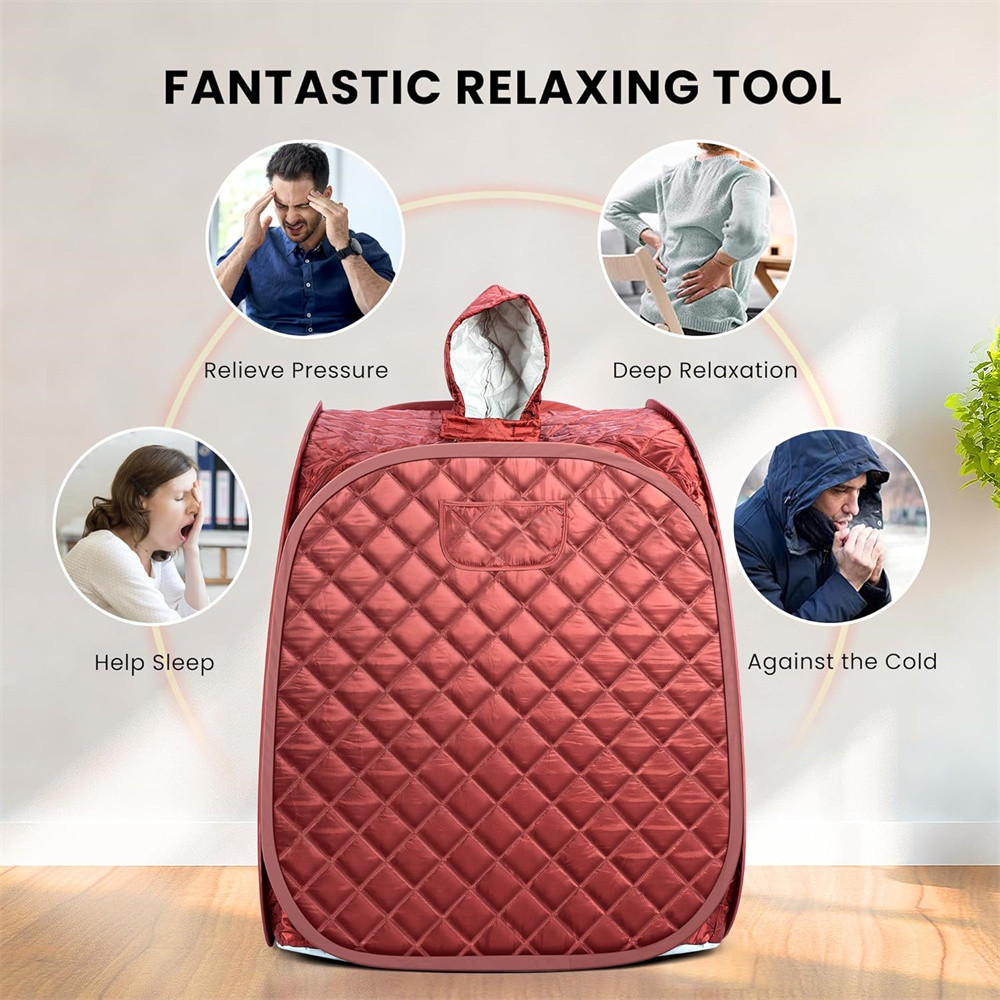 1-2 Person ODM/OEM Portable Mobile Steam Sauna for Home Personal Folding