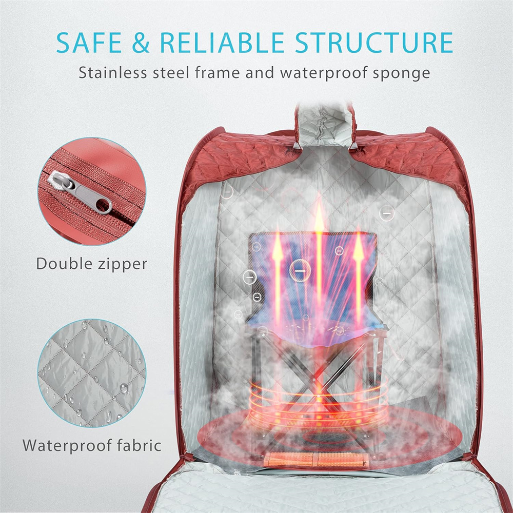 1-2 Person ODM/OEM Portable Mobile Steam Sauna for Home Personal Folding