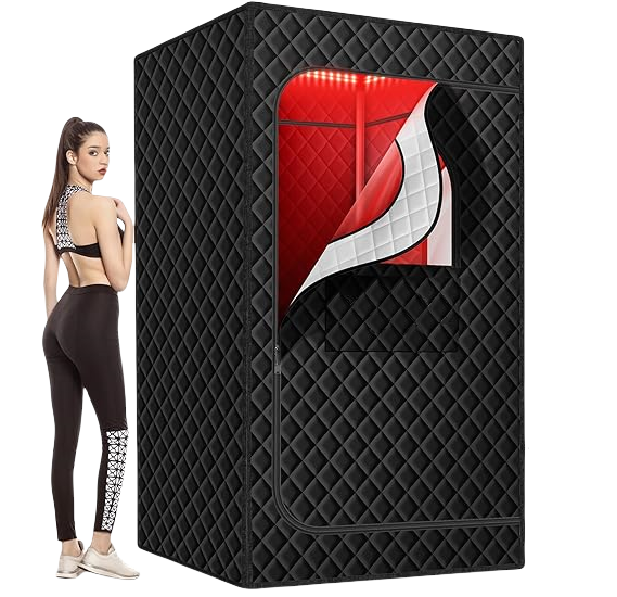 Indoor Portable Far Infrared Sauna Tent Dry Steam Sauna Tent Single Infrared Folding Dry Wet Sauna at Home