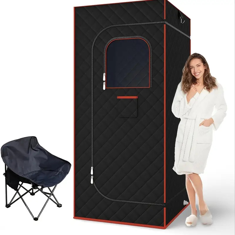 Multifunctional SPA set, folding sauna tent, comfortable chair anti-slip mat, household portable beauty and fitness equipment