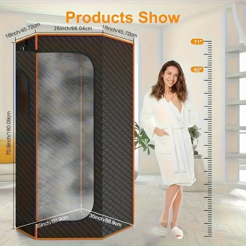 Multifunctional SPA set, folding sauna tent, comfortable chair anti-slip mat, household portable beauty and fitness equipment